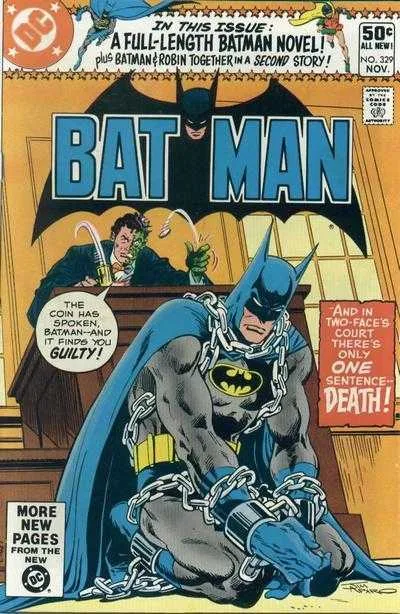 Batman #329 (1980) cover art