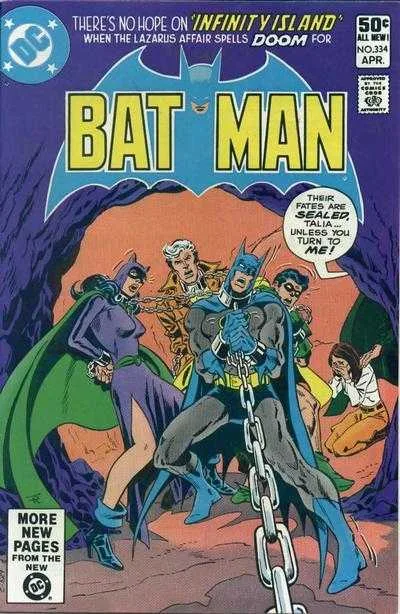 Batman #334 (1980) cover art