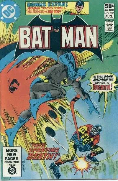 Batman #338 (1980) cover art