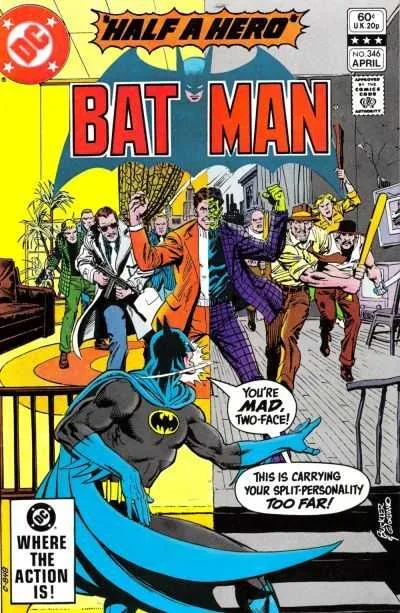 Batman #346 (1980) cover art