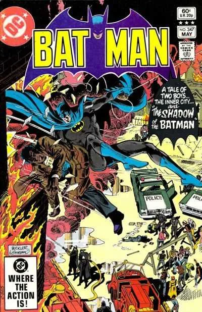 Batman #347 (1980) cover art