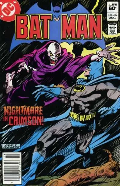 Batman #350 (1980) cover art