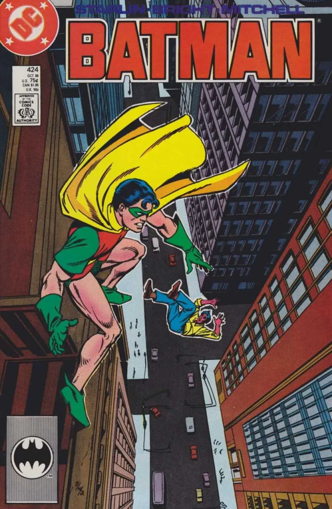 Batman #424 (1980) cover art