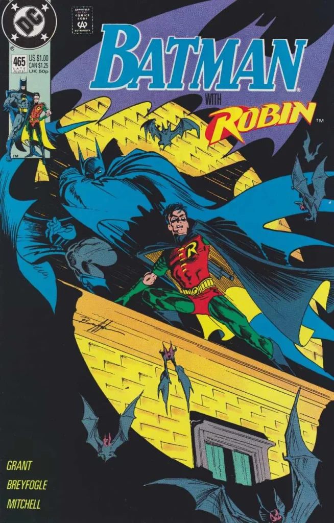 Batman #465 (1980) cover art