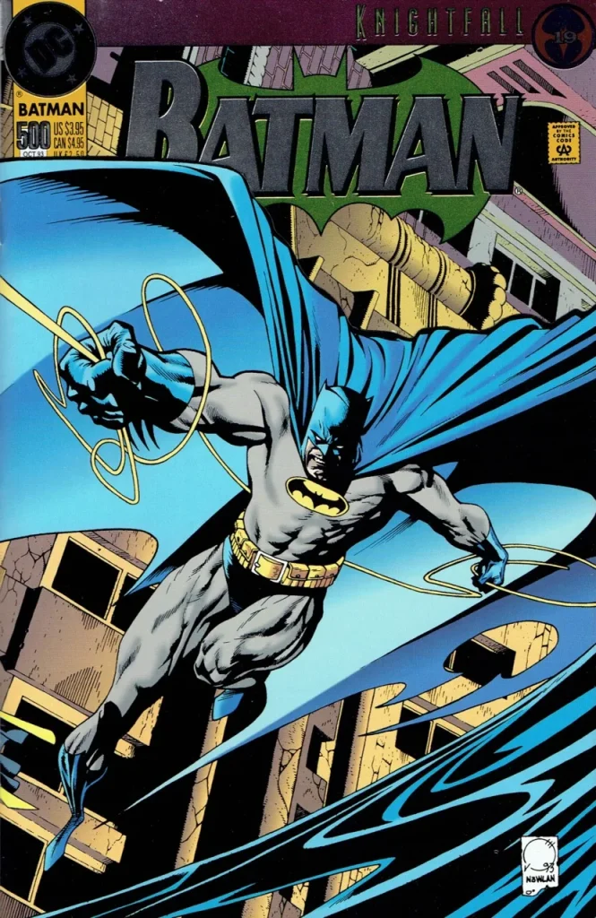 Batman #500 (1980) cover art