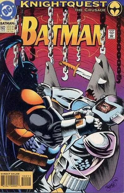 Batman #502 (1980) cover art