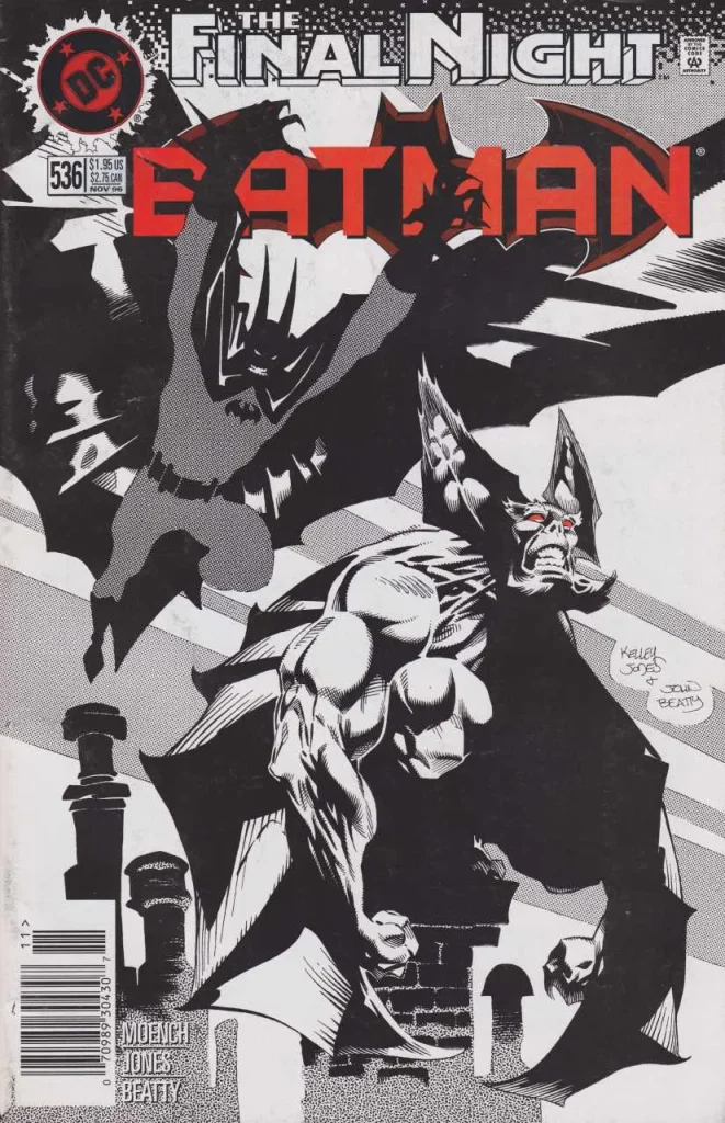 Batman #536 (1980) cover art
