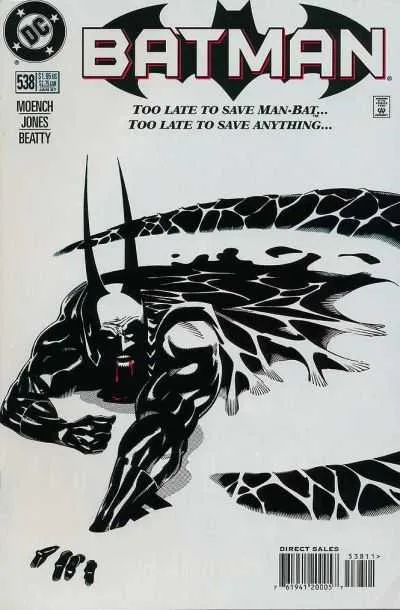 Batman #538 (1980) cover art