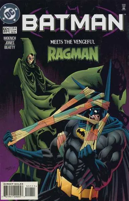 Batman #551 (1980) cover art