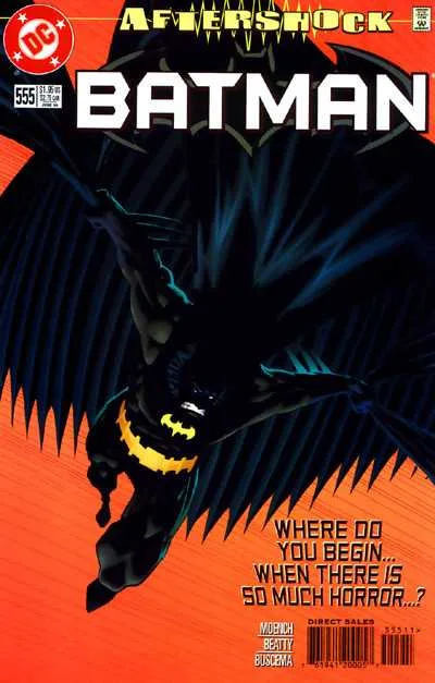 Batman #555 (1980) cover art