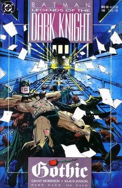 Batman: Legends of the Dark Knight #10 (1989) cover art