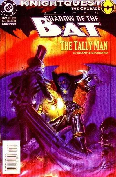 Batman: Shadow of the Bat #20 (1992) cover art