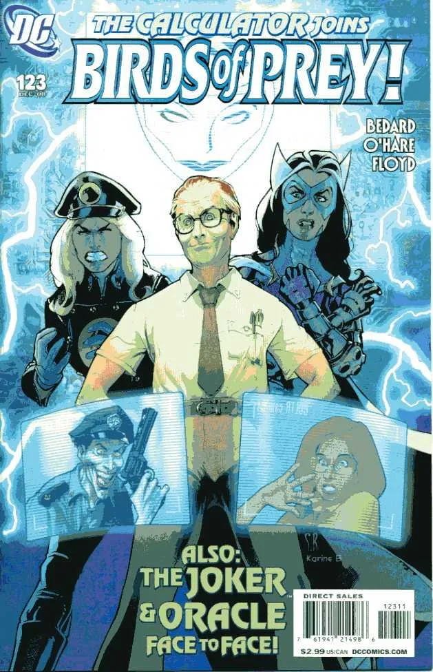 Birds of Prey #123 (2009) cover art