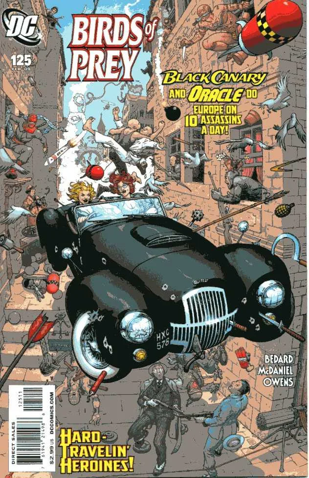 Birds of Prey #125 (2009) cover art