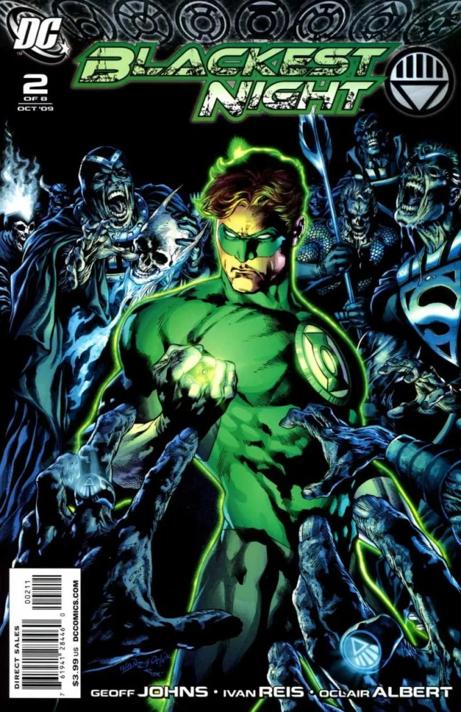Blackest Night #2 (2009) cover art