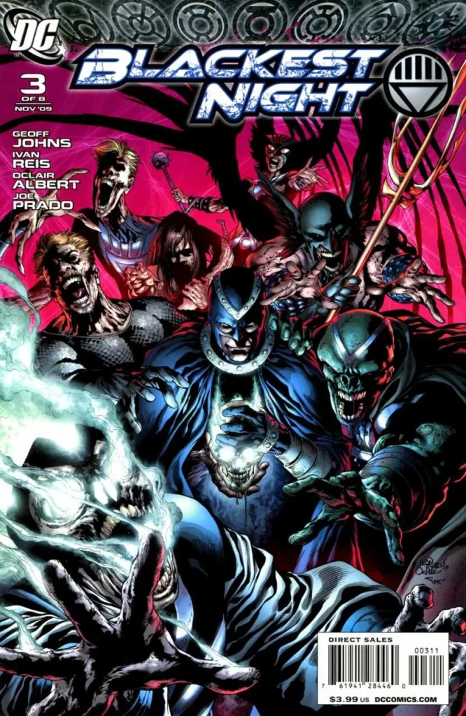 Blackest Night #3 (2009) cover art