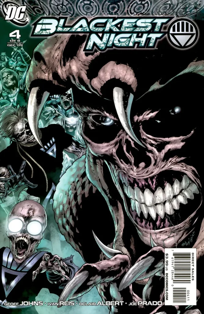 Blackest Night #4 (2009) cover art