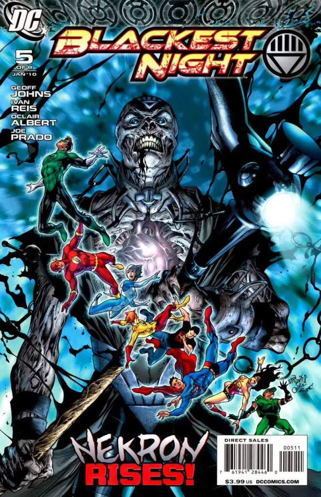 Blackest Night #5 (2009) cover art