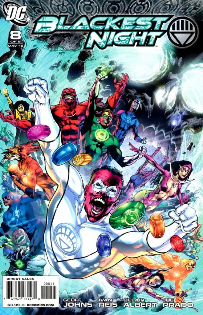 Blackest Night #8 (2009) cover art