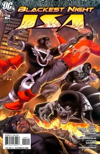 Blackest Night: JSA #2 (2009) cover art