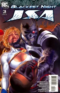 Blackest Night: JSA #3 (2009) cover art
