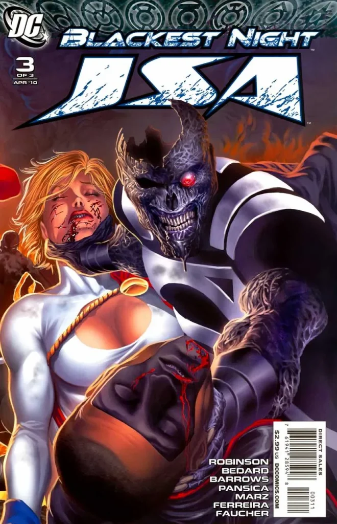 Blackest Night: JSA #3 (2009) cover art