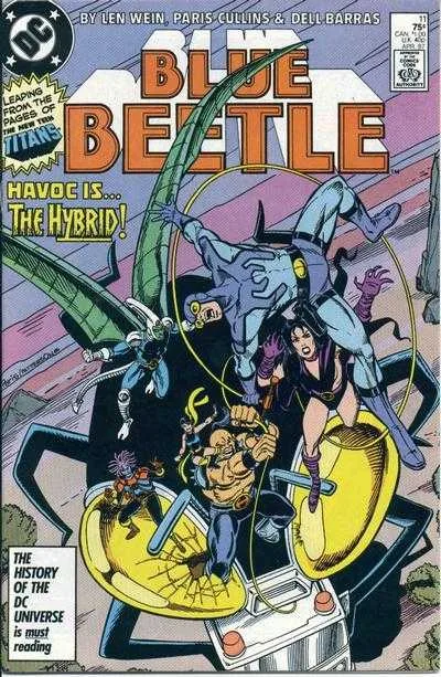 Blue Beetle #11 (1986) cover art