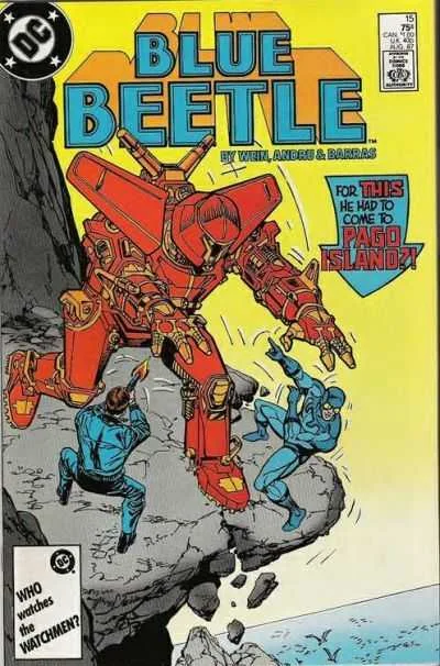 Blue Beetle #15 (1986) cover art