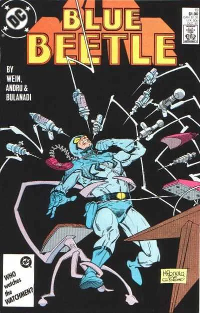 Blue Beetle #19 (1986) cover art