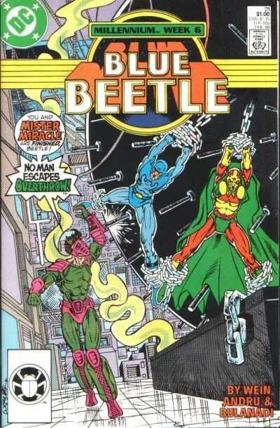 Blue Beetle #21 (1986) cover art