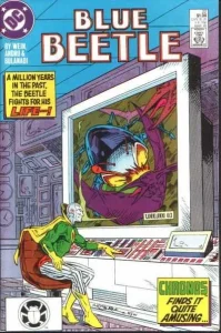 Blue Beetle #22 (1986) cover art