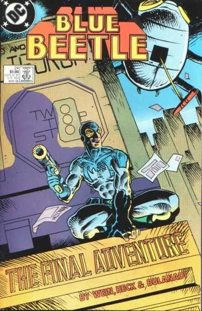 Blue Beetle #24 (1986) cover art