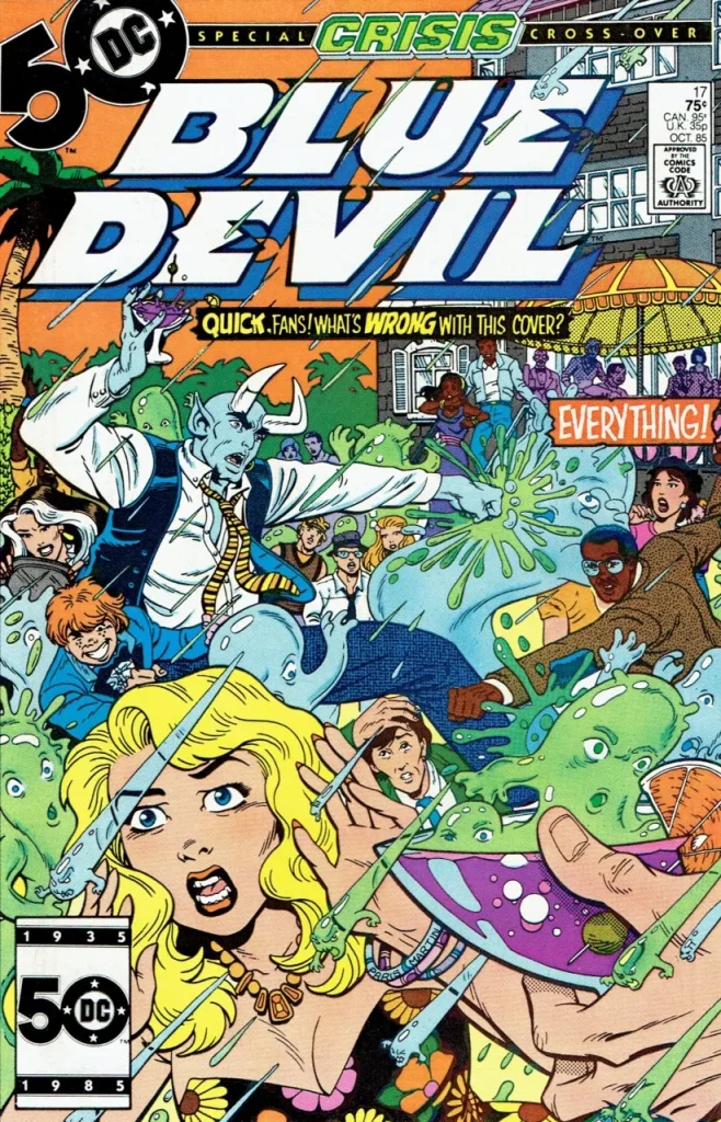 Blue Devil #17 (1984) cover art