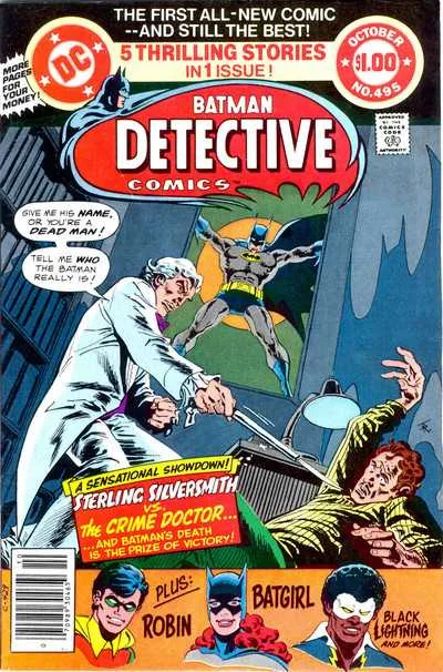 Detective Comics #495 (1980) cover art