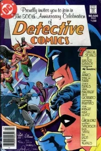 Detective Comics #500 (1980) cover art