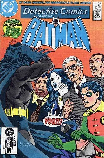 Detective Comics #547 (1980) cover art