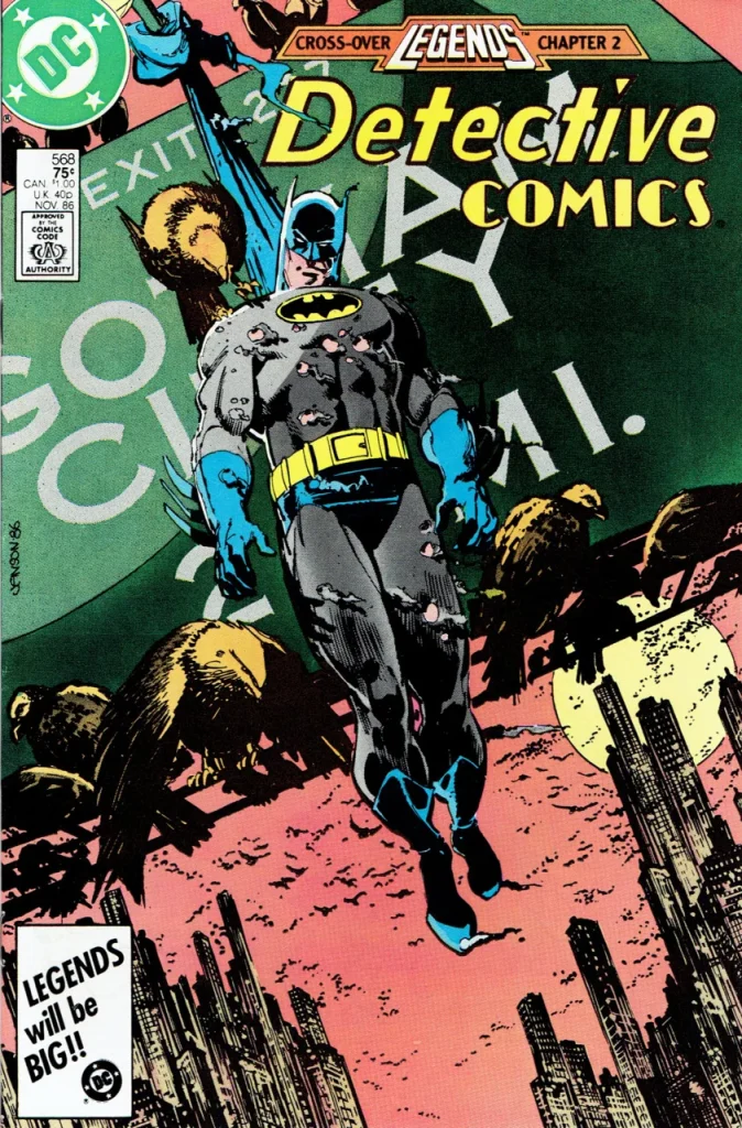 Detective Comics #568 (1980) cover art