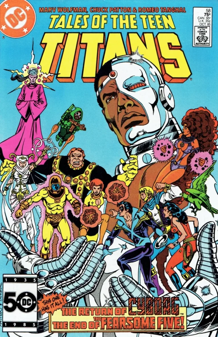 Tales of the Teen Titans #58 (1984) cover art