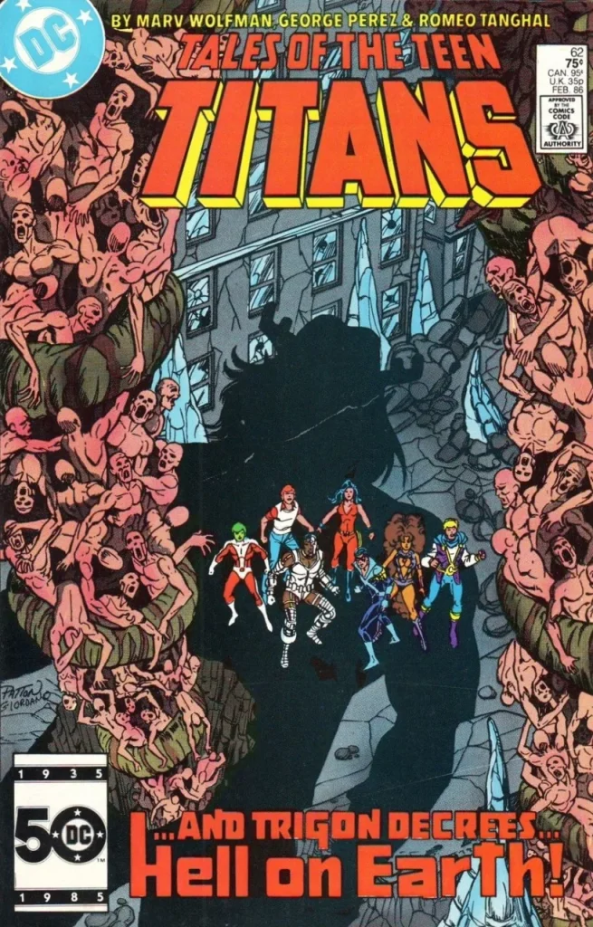 Tales of the Teen Titans #62 (1984) cover art
