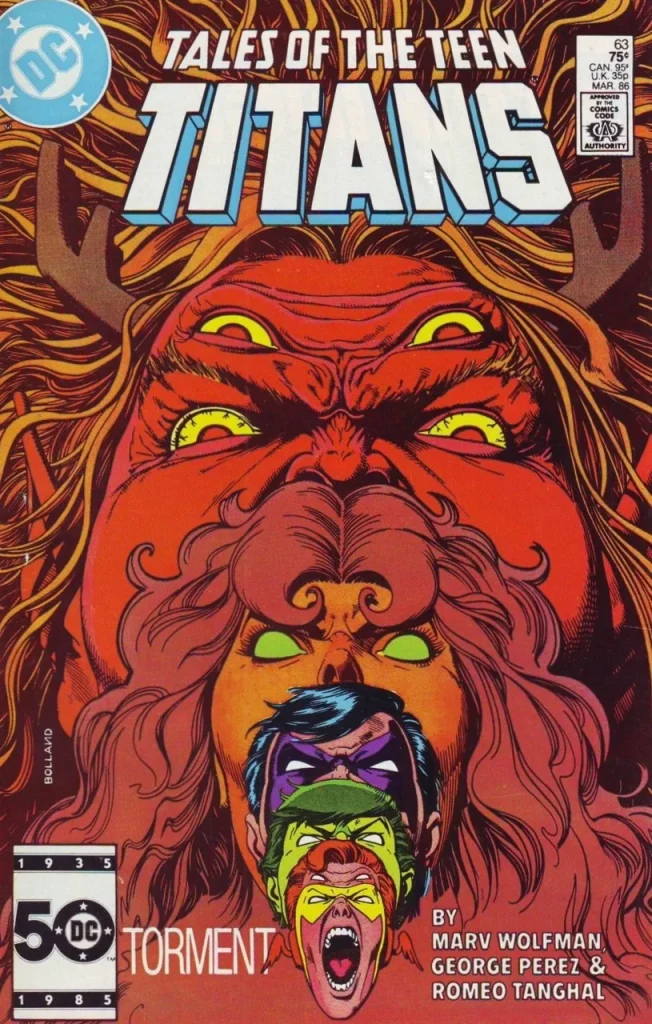 Tales of the Teen Titans #63 (1984) cover art