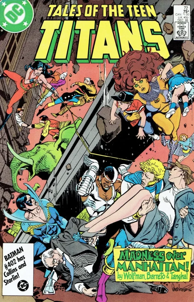 Tales of the Teen Titans #72 (1984) cover art
