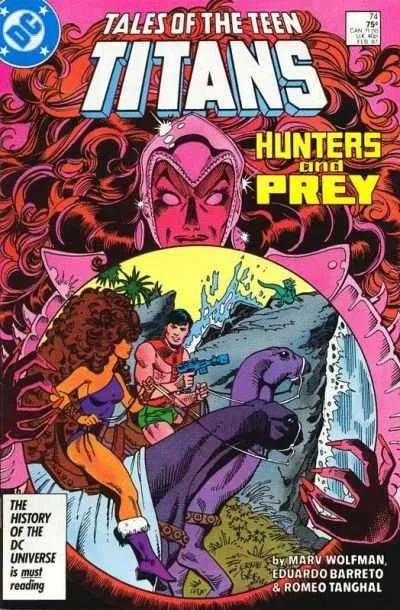 Tales of the Teen Titans #74 (1984) cover art