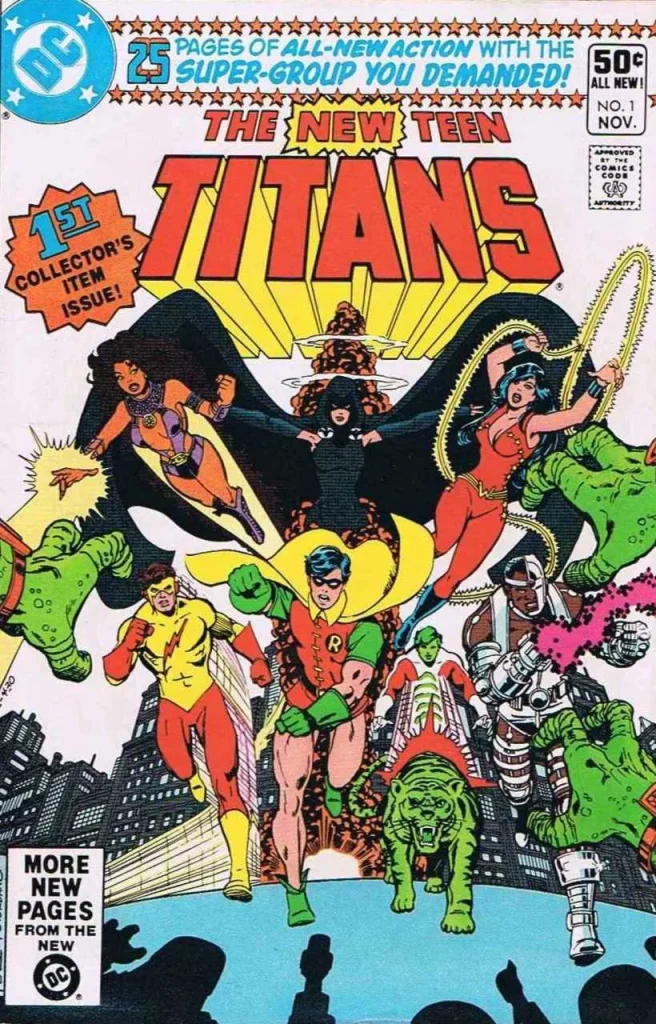The New Teen Titans #1 (1980) cover art