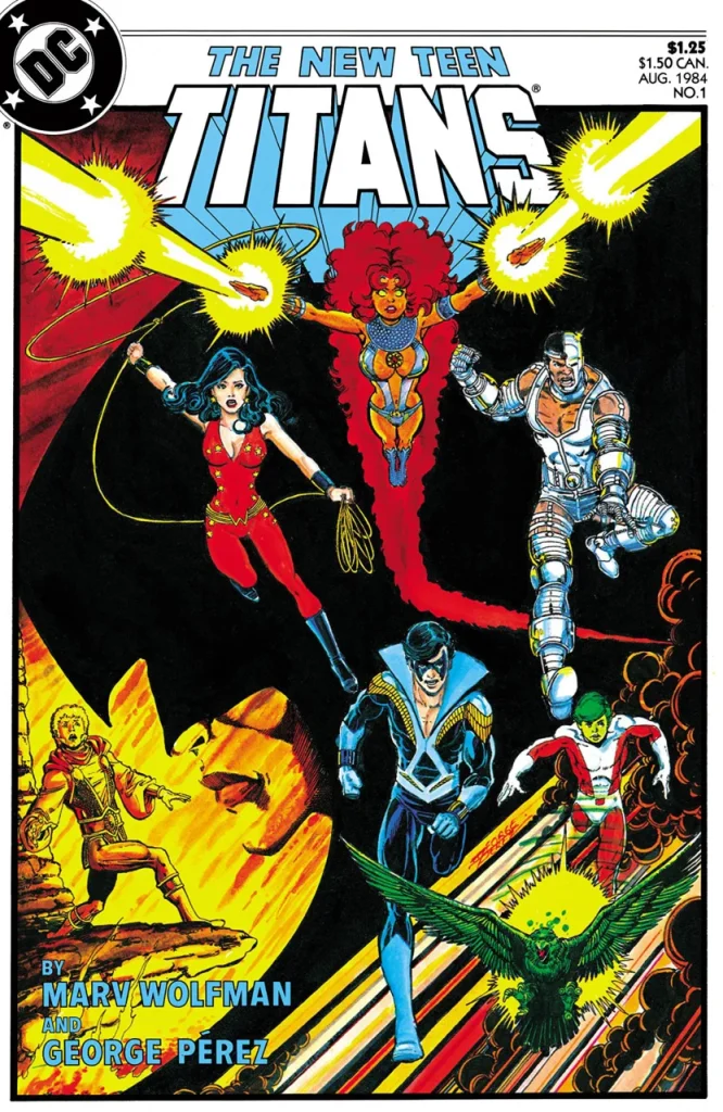 The New Teen Titans #1 (1984) cover art