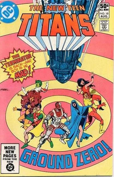 The New Teen Titans #10 (1980) cover art