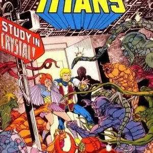 The New Teen Titans #10 (1984) cover art