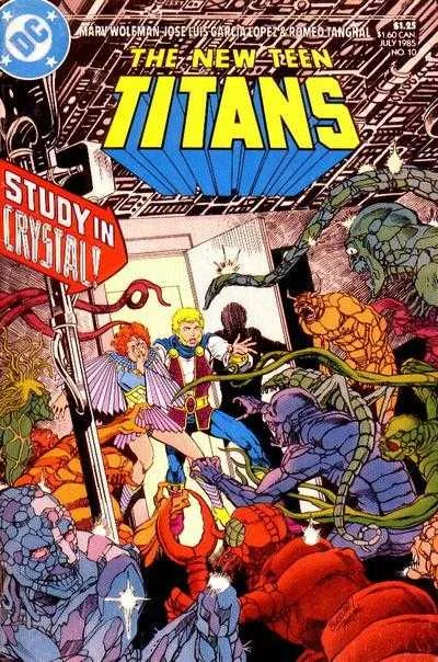 The New Teen Titans #10 (1984) cover art