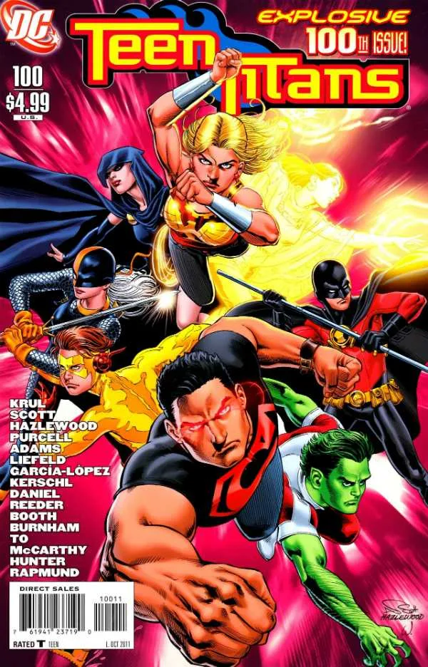 The New Teen Titans #100 (1984) cover art