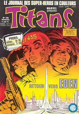 The New Teen Titans #106 (1984) cover art