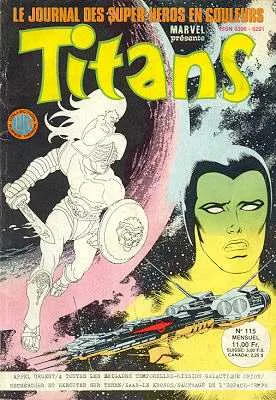 The New Teen Titans #115 (1984) cover art